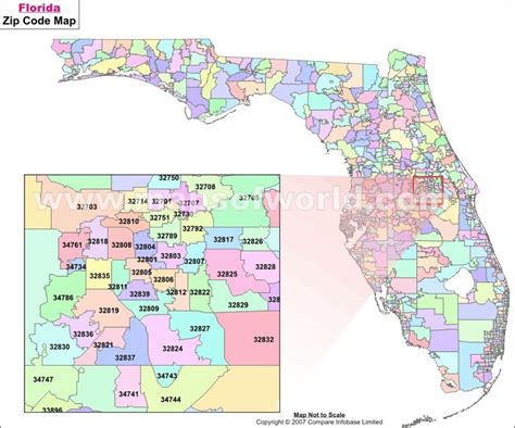 Florida Zip Codes | Florida Zip Code Map | List | Zip code map, Florida zip code, Florida