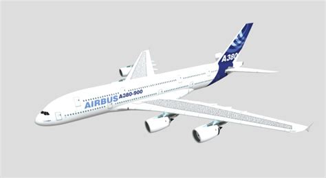 Airbus A380 Model - DownloadFree3D.com