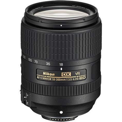 Nikon 18-300mm f/3.5-6.3G VR DX ED AF-S Nikkor-Zoom Lens - Walmart.com