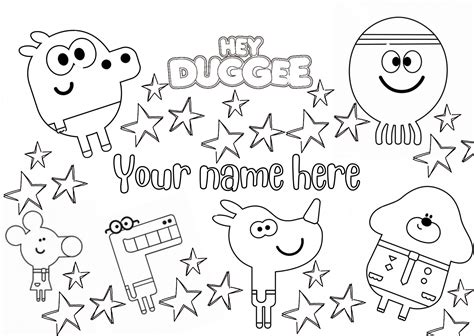 Hey Duggee Coloring Pages Printable