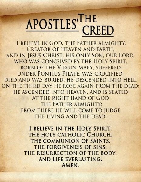 The Apostles' Creed