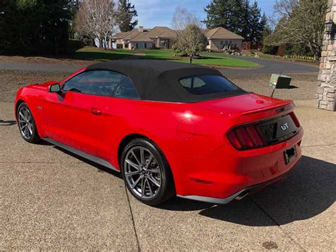 6th gen red 2015 Ford Mustang GT Premium convertible [SOLD ...