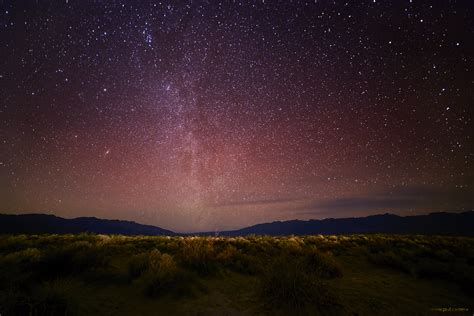 Infinite Night Sky in the Desert - Death Valley NP, CA...