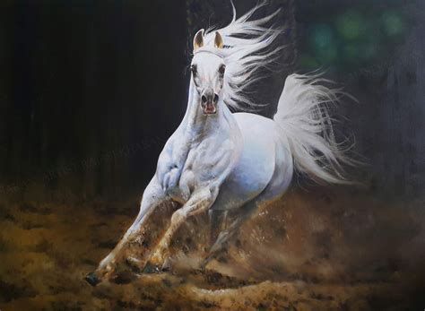 MOST REALISTIC OIL PAINTINGS: HORSE, OIL PAINTING BY RAJASEKHARAN