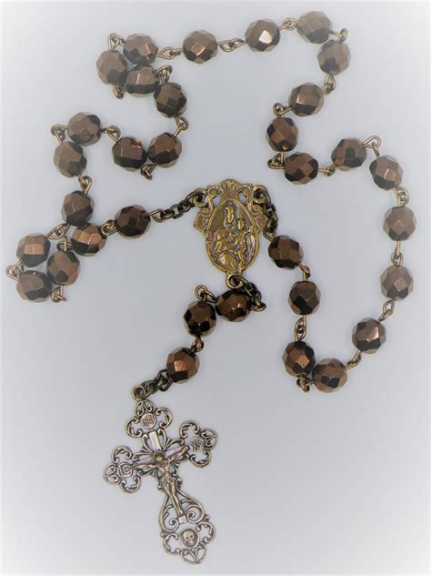 Bronze Czech Glass Jesus Prayer Beads – Joseph Sciambra