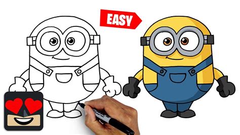 Draw Minion | How To Draw A Minion - YouTube