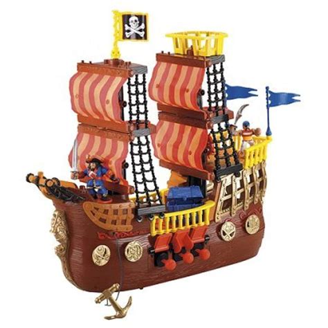 Fisher-Price Imaginext Adventures Pirate Ship | Fisher price toys ...