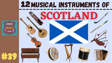 12 MUSICAL INSTRUMENTS OF SCOTLAND | LESSON #39 | MUSICAL INSTRUMENTS ...