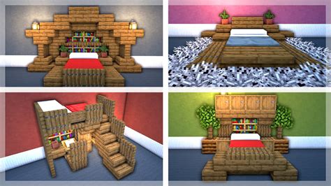 10 AWESOME Bed Designs for Your Minecraft Bedroom - YouTube