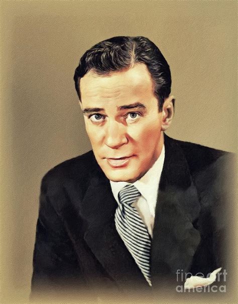 Richard Carlson, Vintage Actor Painting by Esoterica Art Agency - Fine ...