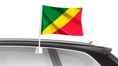 Republic of the Congo (Congo-Brazzaville) National Car Flag - Hampshire ...