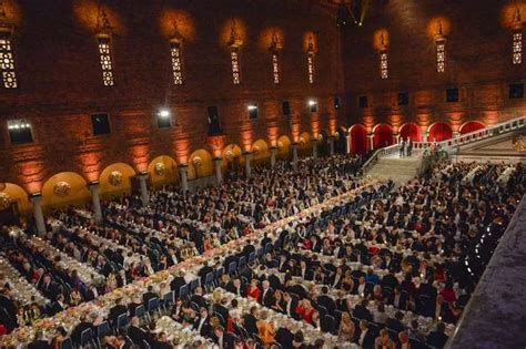 Nobel Prize winners' banquet sees glamorous crowd gather for lavish ...