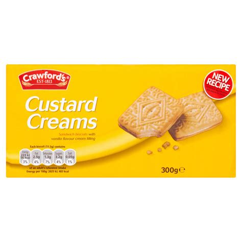 Mcvities Tasties Custard Creams 300g – KTM Europe