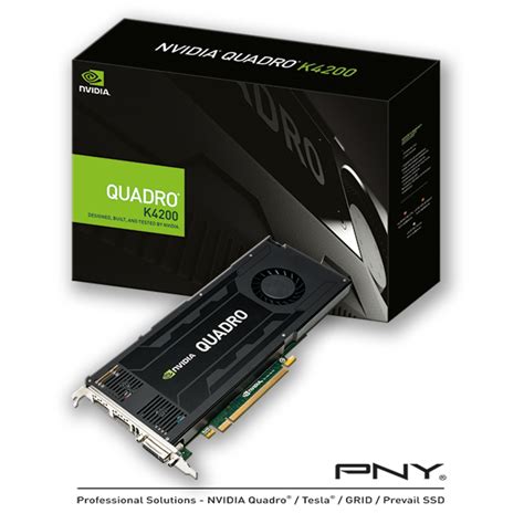 PNY NVIDIA Quadro K4200 4GB GDDR5 Video Card | VCQK4200-PB | City ...