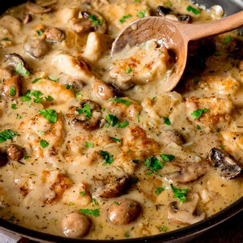 Chicken With Mushrooms