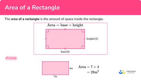 Area of a Rectangle - Math Steps, Examples & Questions