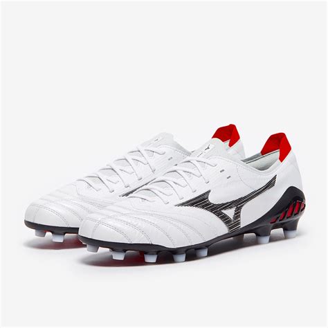 Mizuno Morelia Neo 3 Beta Made In Japan FG - White/Black/Chinese Red ...