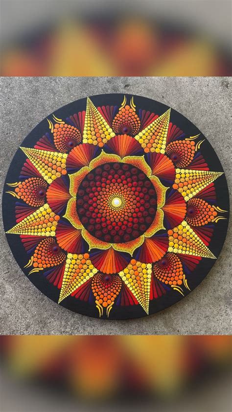 Pin on Dot mandala canvas paintings