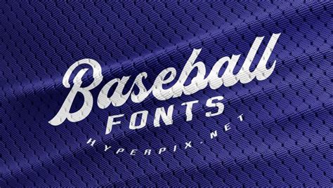 40+ Best Free and Premium Baseball Fonts | Baseball font, Free script ...