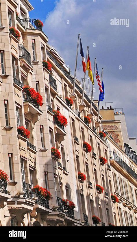 Bristol hotel, Paris, France Stock Photo - Alamy