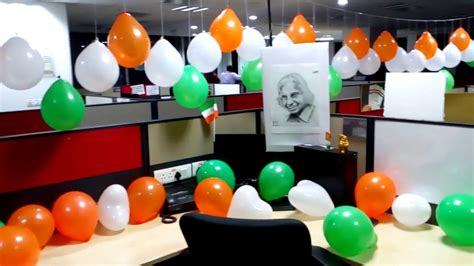 Cubicle Decoration Themes For Indian Independence Day | Shelly Lighting