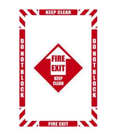 Fire Extinguisher Floor Marking Kit