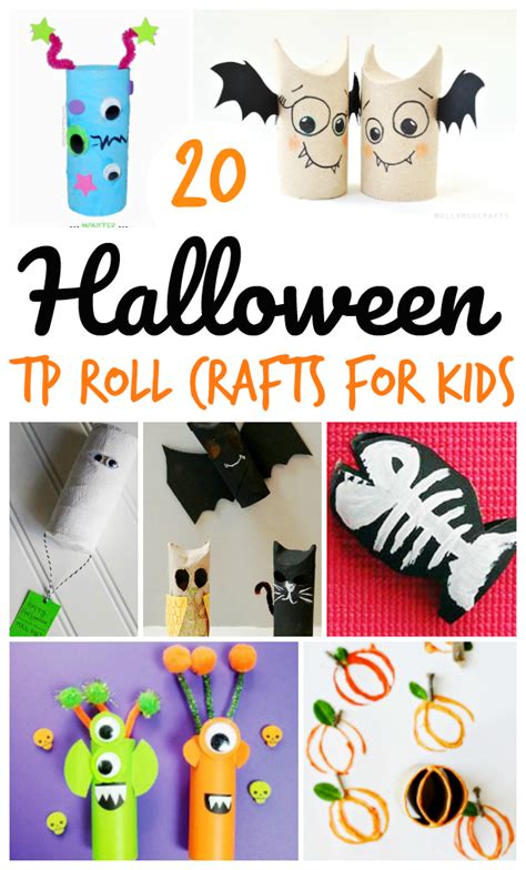 Super Spooky Halloween Toilet Paper Roll Crafts For Kids - Sunshine ...