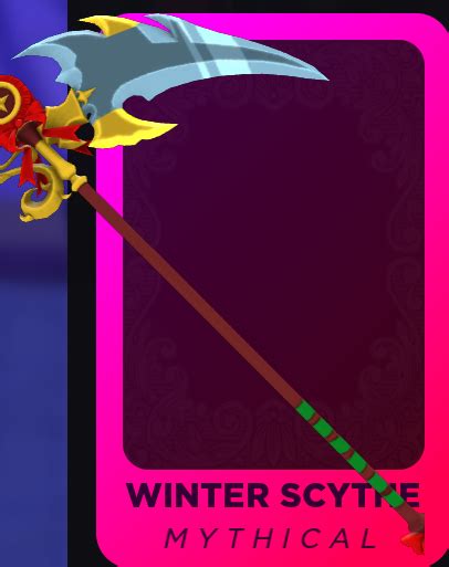 Winter Scythe | Death Ball Wiki | Fandom