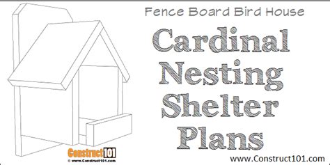 Bird House Plans | Free PDF Download - Construct101