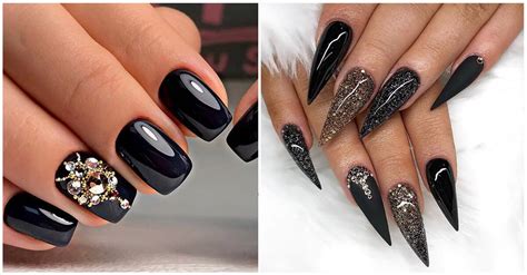 50 Beautiful Black and Gold Nail Designs That Will Make You Gasp in 2022