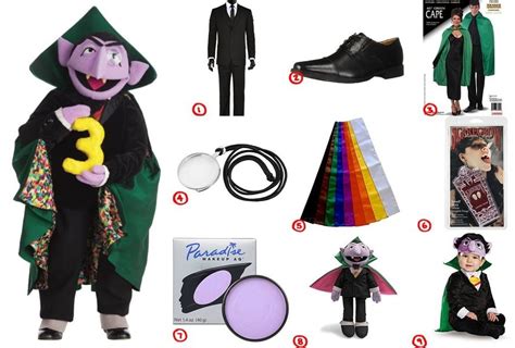 Count von Count (Sesame Street) Costume for Cosplay & Halloween ...