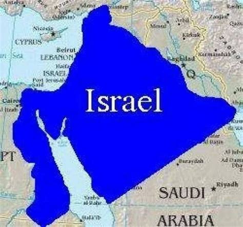 Land God Promised Israel Map