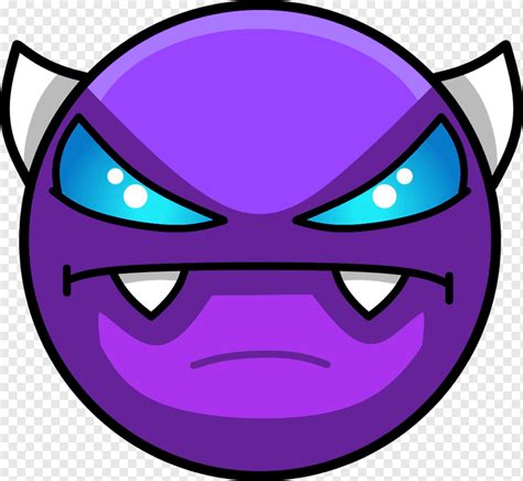 Geometry Dash Face Demon Social media, demon, purple, violet, people ...