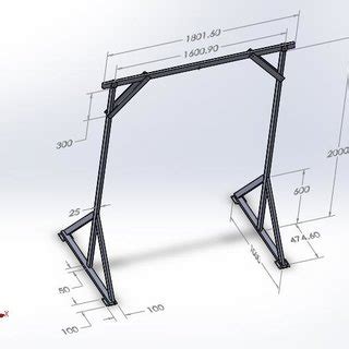 Diy Gantry Crane Design - Building A Gantry Crane The Shed : Adjustable ...