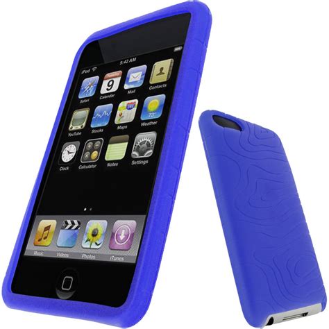 iGadgitz Blue Silicone Skin Case for Apple iPod Touch 2nd & 3rd Gen 8gb ...