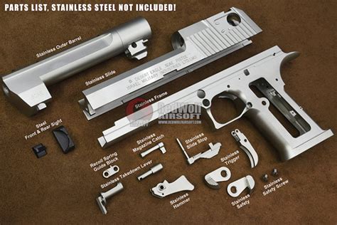 ALC DESERT EAGLE .50 Steel Kit for Cybergun/WE DE .50 GBB Pistol ...