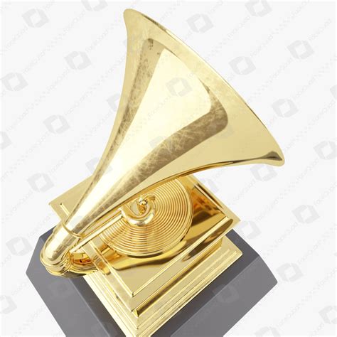 Grammy Award Trophy 3D Model | FaceQuad