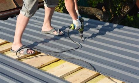 How To Install Metal Roofing On A Shed | Metal roof installation ...