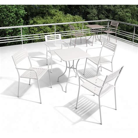 Oz Dining Square Table - White | DCG Stores