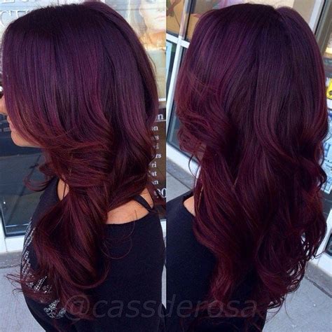 Maroon Purple Hair Dye