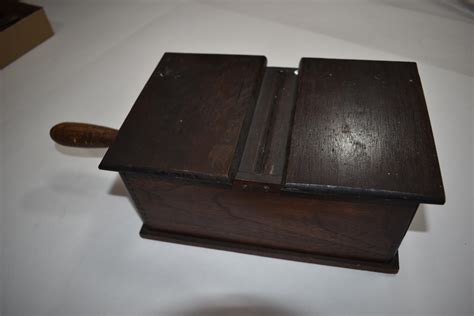 Lot - Vintage Wooden Ballot Box