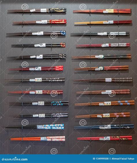 Various Types of Chopsticks on Sale at a Shop in Arashiyama Editorial ...