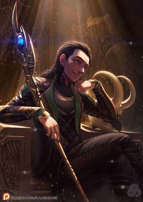 Loki by. Chyffon by kaabhouse on DeviantArt | Loki art, Loki marvel, Loki