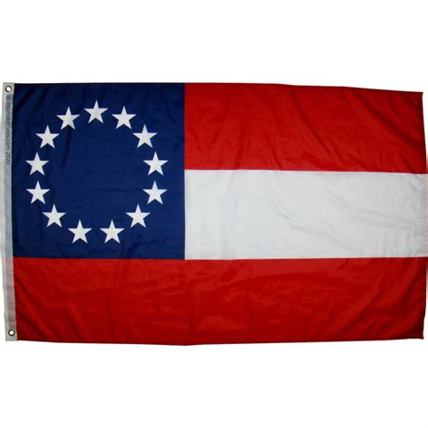 13 Stars and Bars Flag - Confederate - First National Flag - CSA