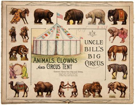 "UNCLE BILL'S BIG CIRCUS - ANIMALS, CLOWNS AND CIRCUS TENT" BOXED SET.