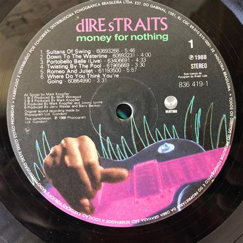 Lp Vinil Dire Straits Money For Nothing - R$ 50,00 em Mercado Livre