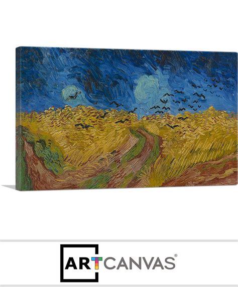 Wheatfield with Crows 1890 Canvas Art Print for Sale | Canvas art ...