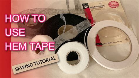 Hem Tape: How To Use, FAQs And Tips - YouTube