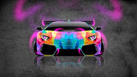 Neon Lamborghini Aventador Neon Cool Cars / Many have been produced and ...