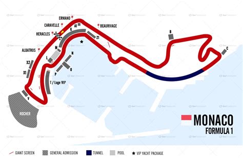 Map Of Monaco F1 Circuit